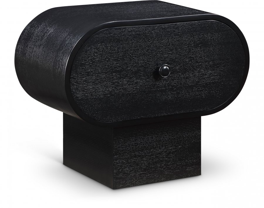 Harlow Solid Wood And Oak Veneer Nightstand