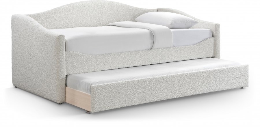 Arlo Boucle Fabric Upholstered Twin Daybed