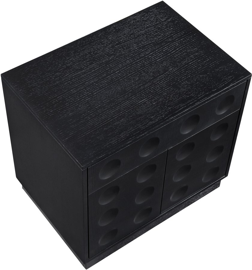Compass Oak Veneer Nightstand - Image 7
