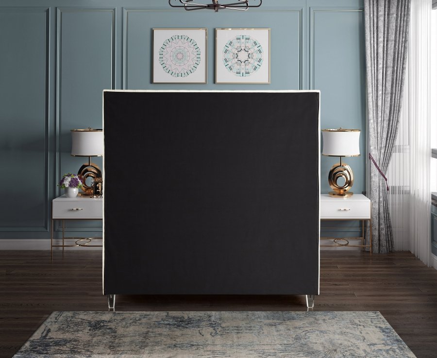 Candace Velvet Upholstered Bed - Image 7