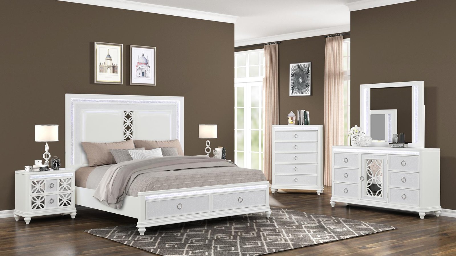 ABIGALE QUEEN 5 PC BEDROOM SET