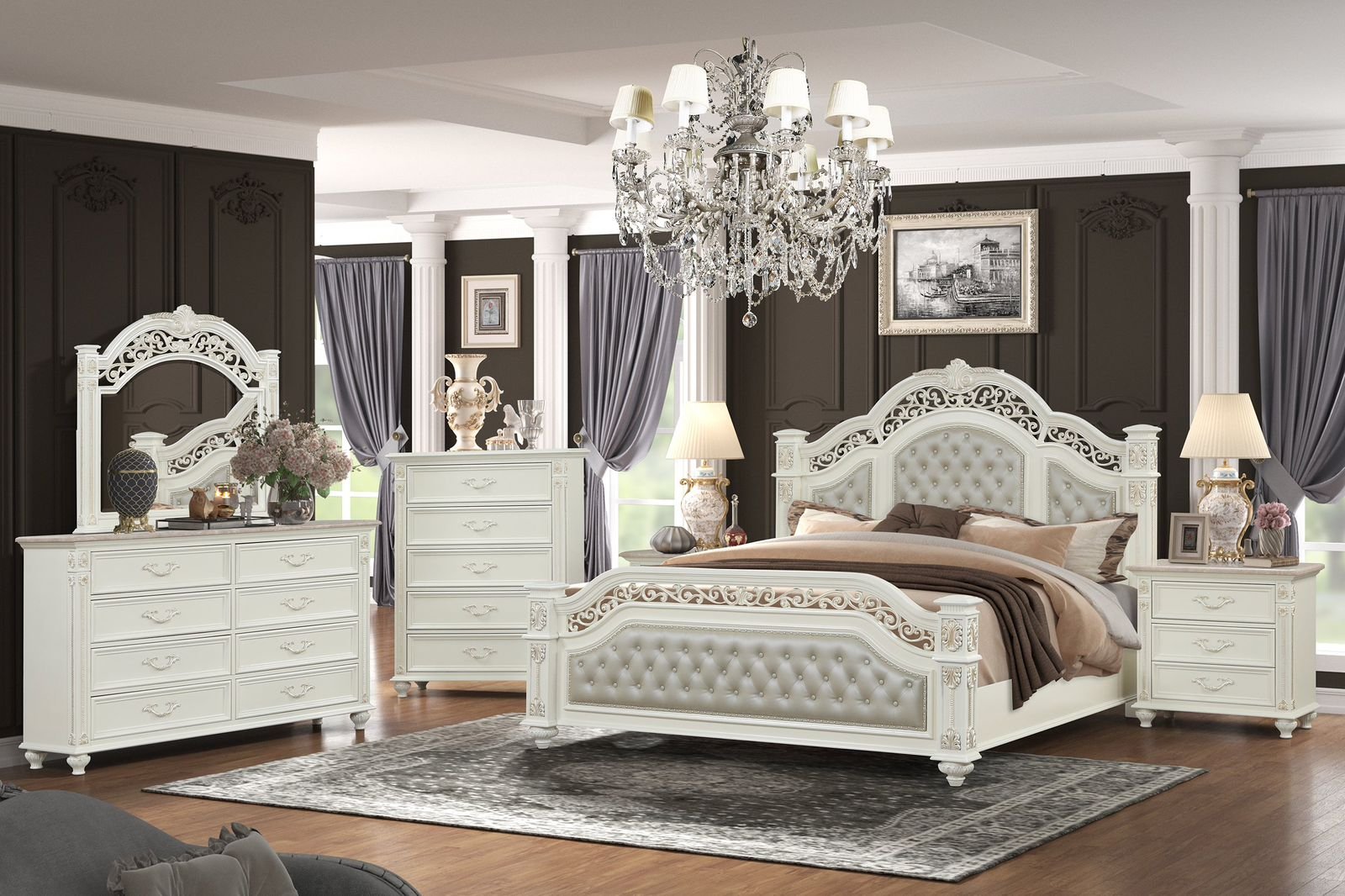 MARYA WHITE BEDROOM