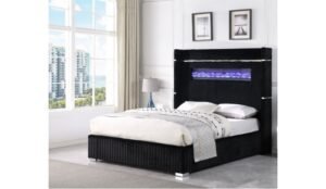 2215 BLACK QUEEN BED