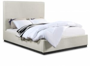 Alfie Linen Textured Fabric Upholstered Bed