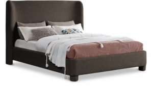 Penny Boucle Fabric Upholstered Bed