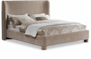 Penny Chenille Fabric Upholstered Bed