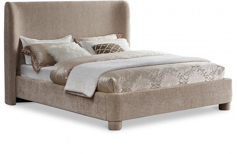 Penny Chenille Fabric Upholstered Bed