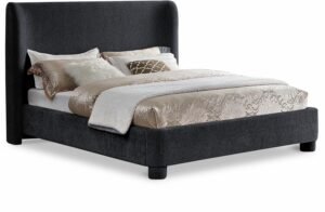 Penny Chenille Fabric Upholstered Bed
