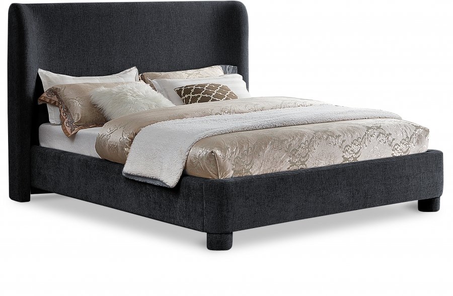 Penny Chenille Fabric Upholstered Bed
