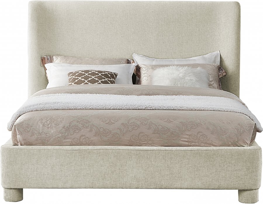 Penny Chenille Fabric Upholstered Bed - Image 3