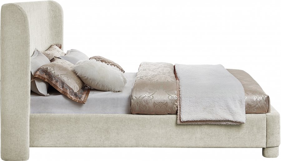 Penny Chenille Fabric Upholstered Bed - Image 5