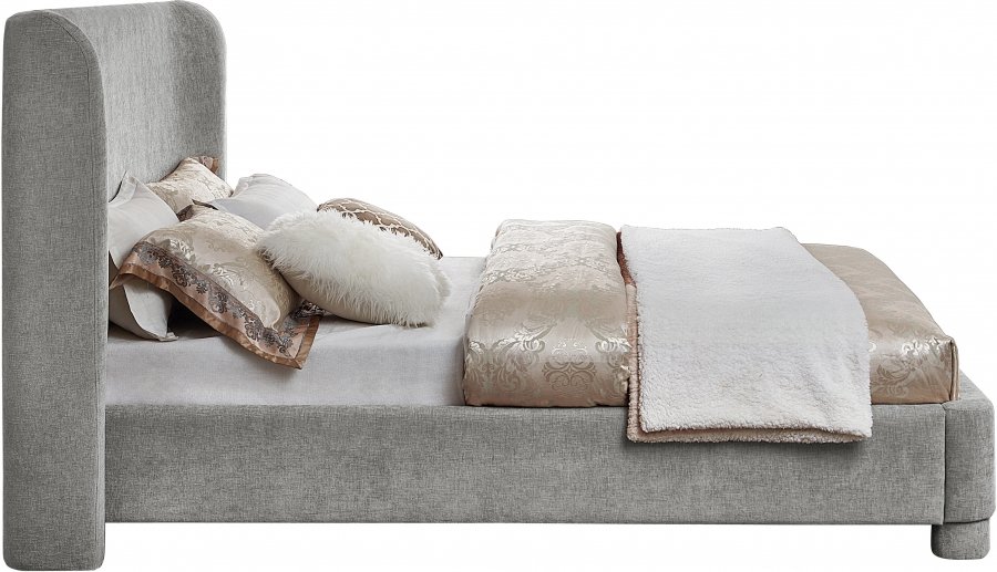 Penny Chenille Fabric Upholstered Bed - Image 5