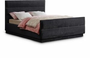 Paxton Chenille Fabric Upholstered Bed