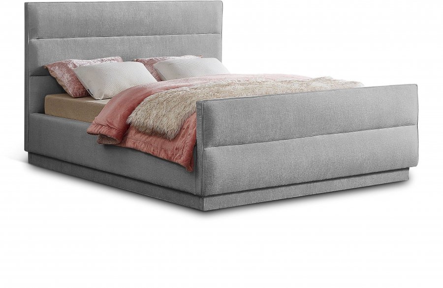 Paxton Chenille Fabric Upholstered Bed