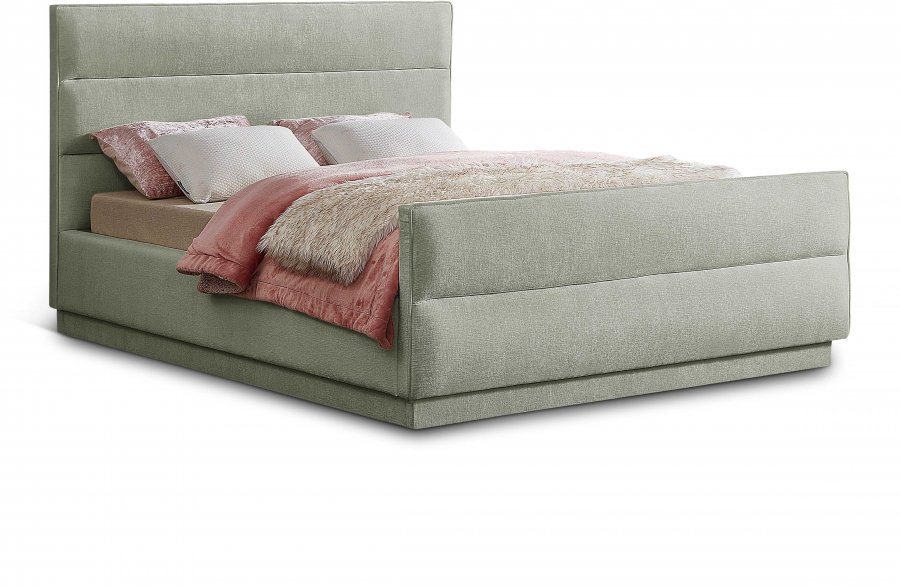 Paxton Chenille Fabric Upholstered Bed