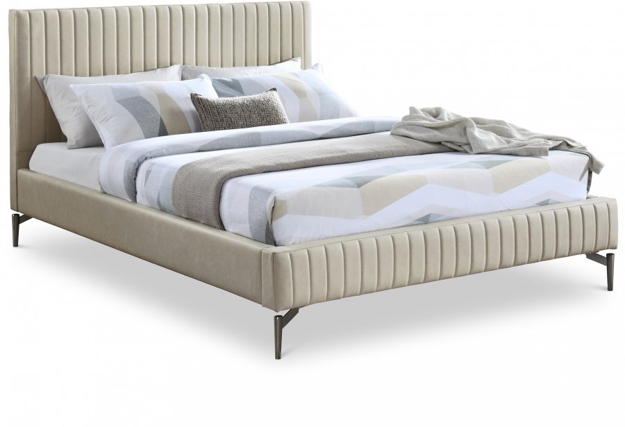 Gallo Vegan Leather Upholstered Bed