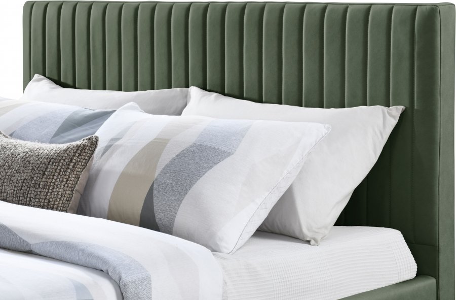 Gallo Vegan Leather Upholstered Bed - Image 6