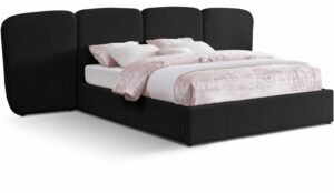 Shiloh Boucle Fabric Upholstered Bed