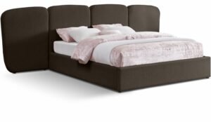 Shiloh Boucle Fabric Upholstered Bed