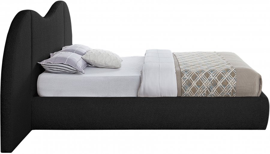 Everest Boucle Fabric Upholstered Bed - Image 5