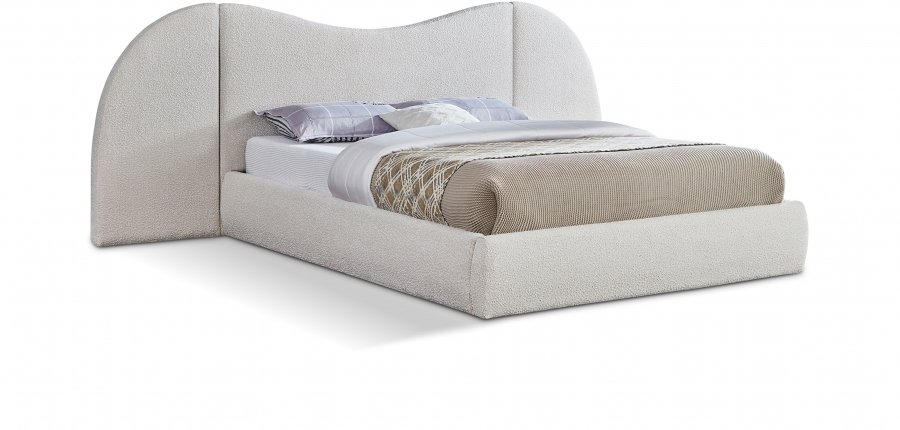 Everest Boucle Fabric Upholstered Bed