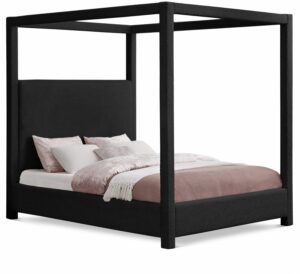 Eden Boucle Fabric Upholstered Bed