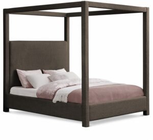 Eden Boucle Fabric Upholstered Bed