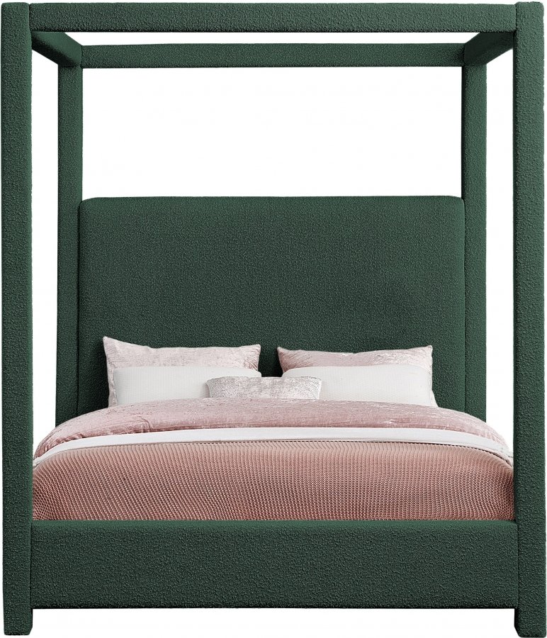 Eden Boucle Fabric Upholstered Bed - Image 3
