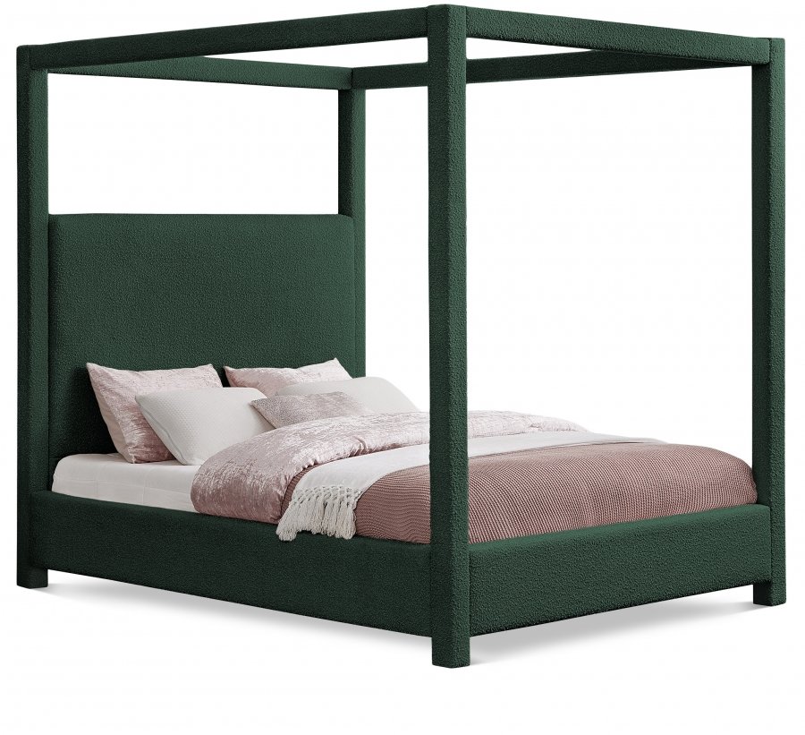 Eden Boucle Fabric Upholstered Bed