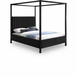 Kelly Boucle Fabric Upholstered Bed