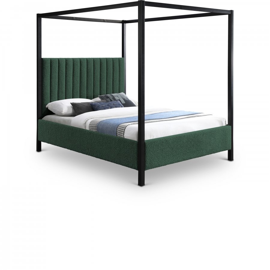 Kelly Boucle Fabric Upholstered Bed