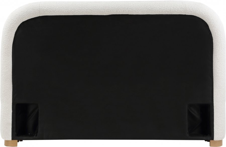 Vaughn Boucle Fabric Upholstered Bed - Image 5