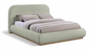 Vaughn Chenille Fabric Upholstered Bed