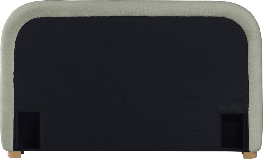 Vaughn Chenille Fabric Upholstered Bed - Image 5
