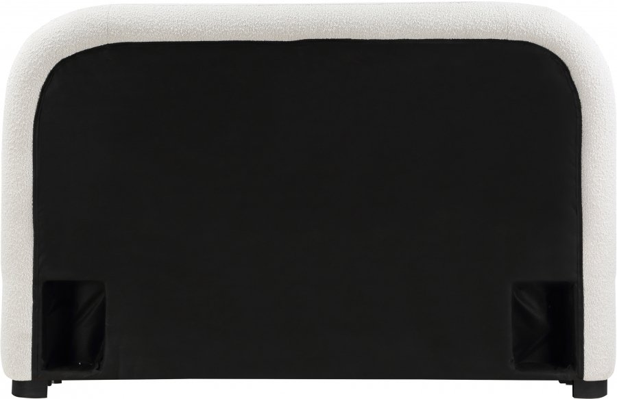 Vaughn Boucle Fabric Upholstered Bed - Image 5
