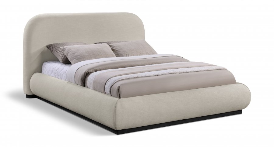 Vaughn Chenille Fabric Upholstered Bed