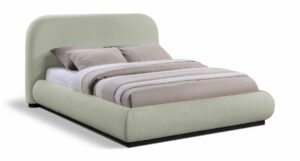 Vaughn Chenille Fabric Upholstered Bed
