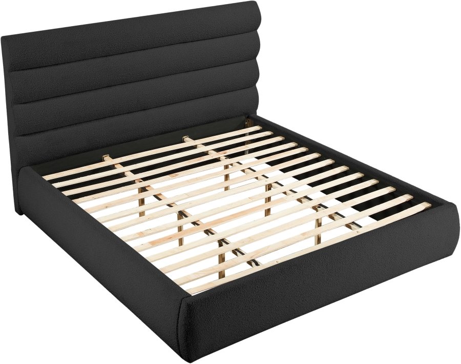 Adam Boucle Fabric Upholstered Bed - Image 6