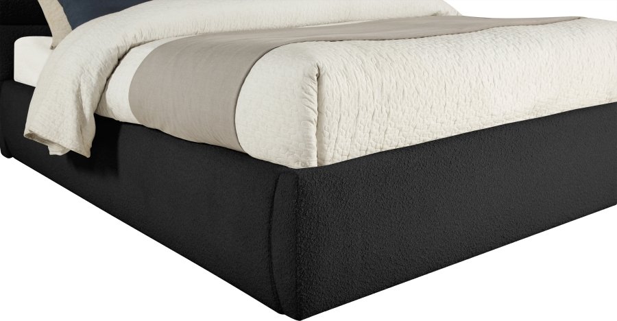 Adam Boucle Fabric Upholstered Bed - Image 7