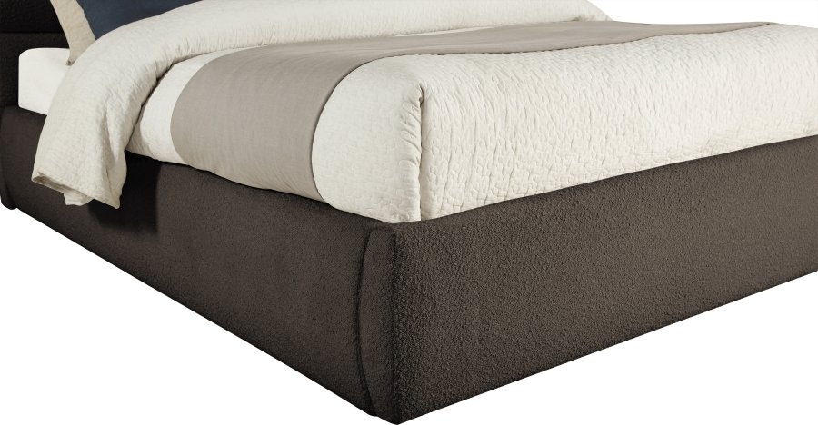 Adam Boucle Fabric Upholstered Bed - Image 7