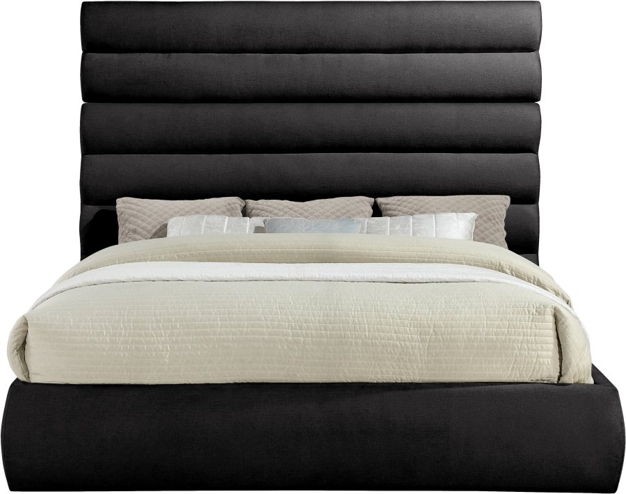 Adam Chenille Fabric Upholstered Bed - Image 3