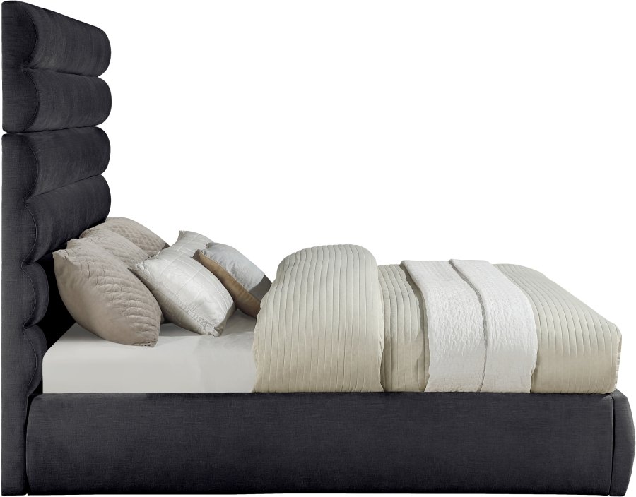 Adam Chenille Fabric Upholstered Bed - Image 4
