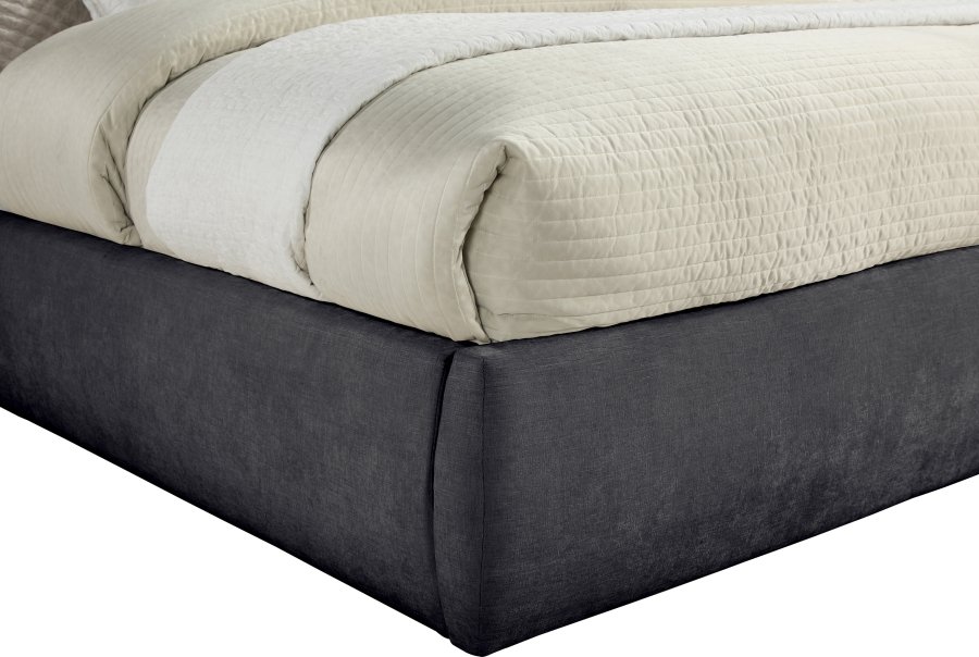 Adam Chenille Fabric Upholstered Bed - Image 6