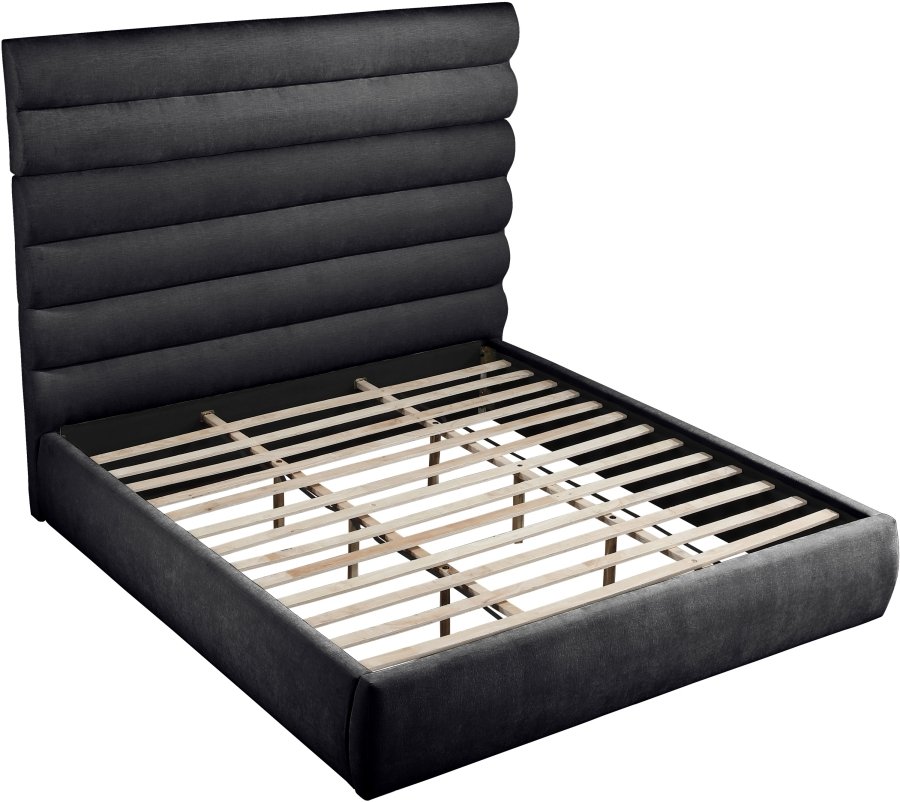 Adam Chenille Fabric Upholstered Bed - Image 7