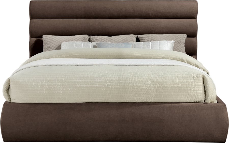 Adam Chenille Fabric Upholstered Bed - Image 3