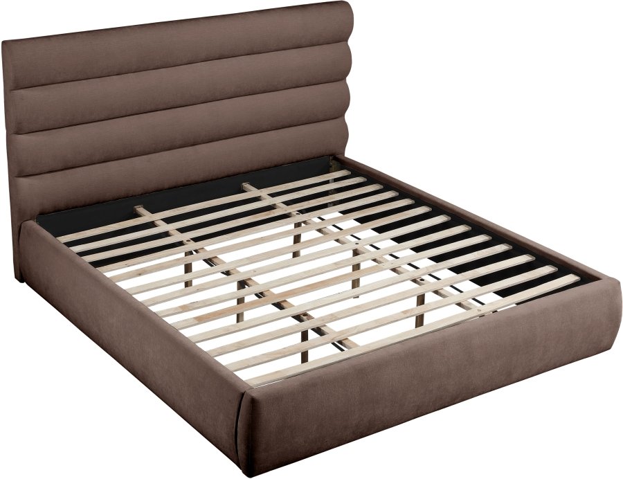Adam Chenille Fabric Upholstered Bed - Image 7