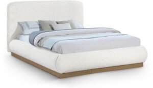 Rigby Boucle Fabric Upholstered Bed