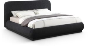 Rigby Boucle Fabric Upholstered Bed