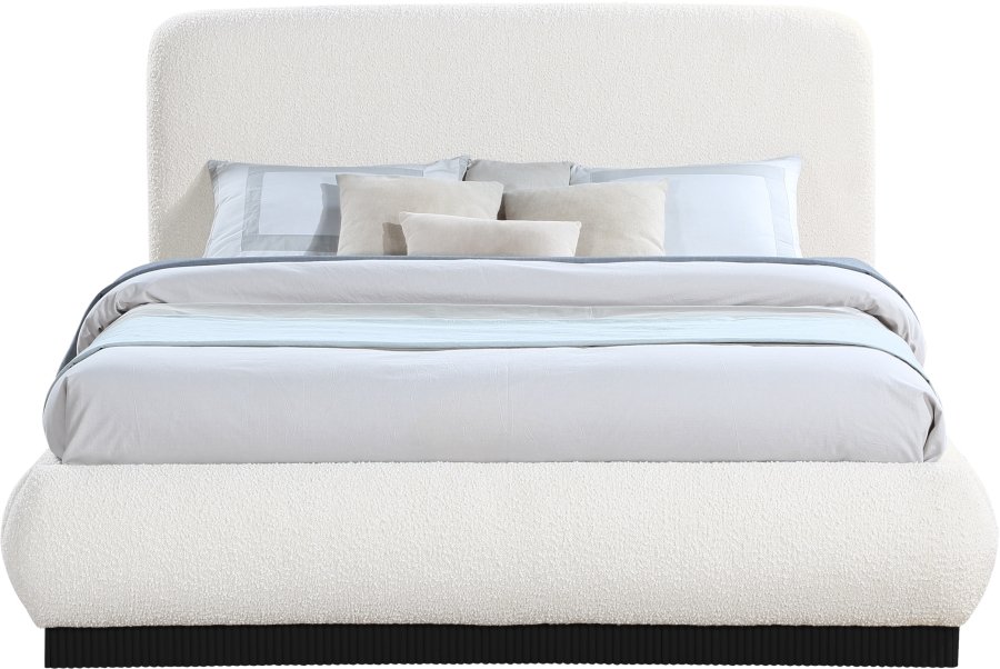 Rigby Boucle Fabric Upholstered Bed - Image 3