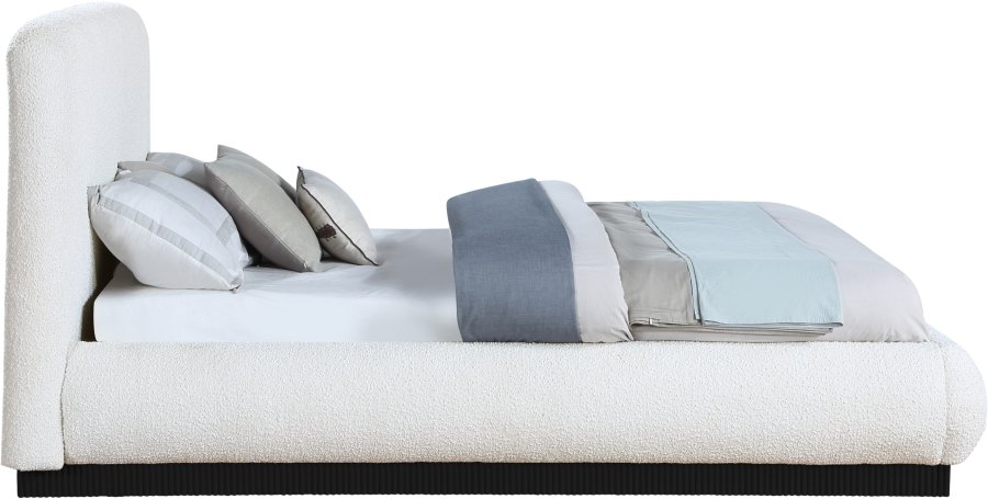 Rigby Boucle Fabric Upholstered Bed - Image 4